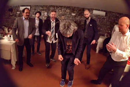 Franz Crack air guitar