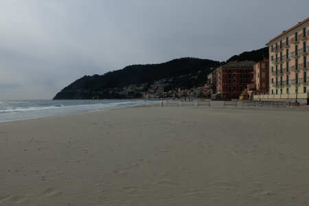 La spiaggia a marzo
